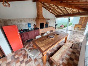 Opções para refeição ao ar livre