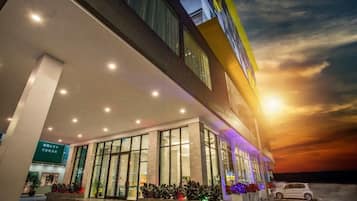 Front of property – evening/night