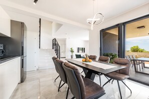 Dining - NEW VILLA ANGELO 2020, with SAUNA, GYM , HEATED POOL!!! (Privlaka)