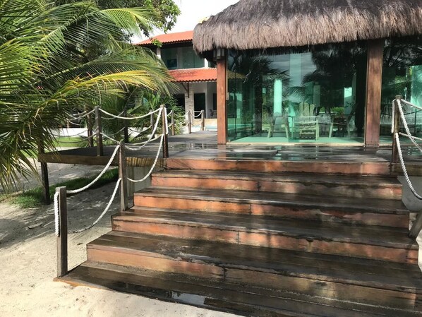 Terrace/patio - House in Ponta de Pedras waterfront with Best Location (Ponta de Pedras)