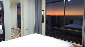 Executive appartement | Een strijkplank/strijkijzer, gratis wifi, beddengoed