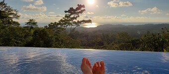 Stunning 180 degree Ocean, Mountain and Jungle Views!