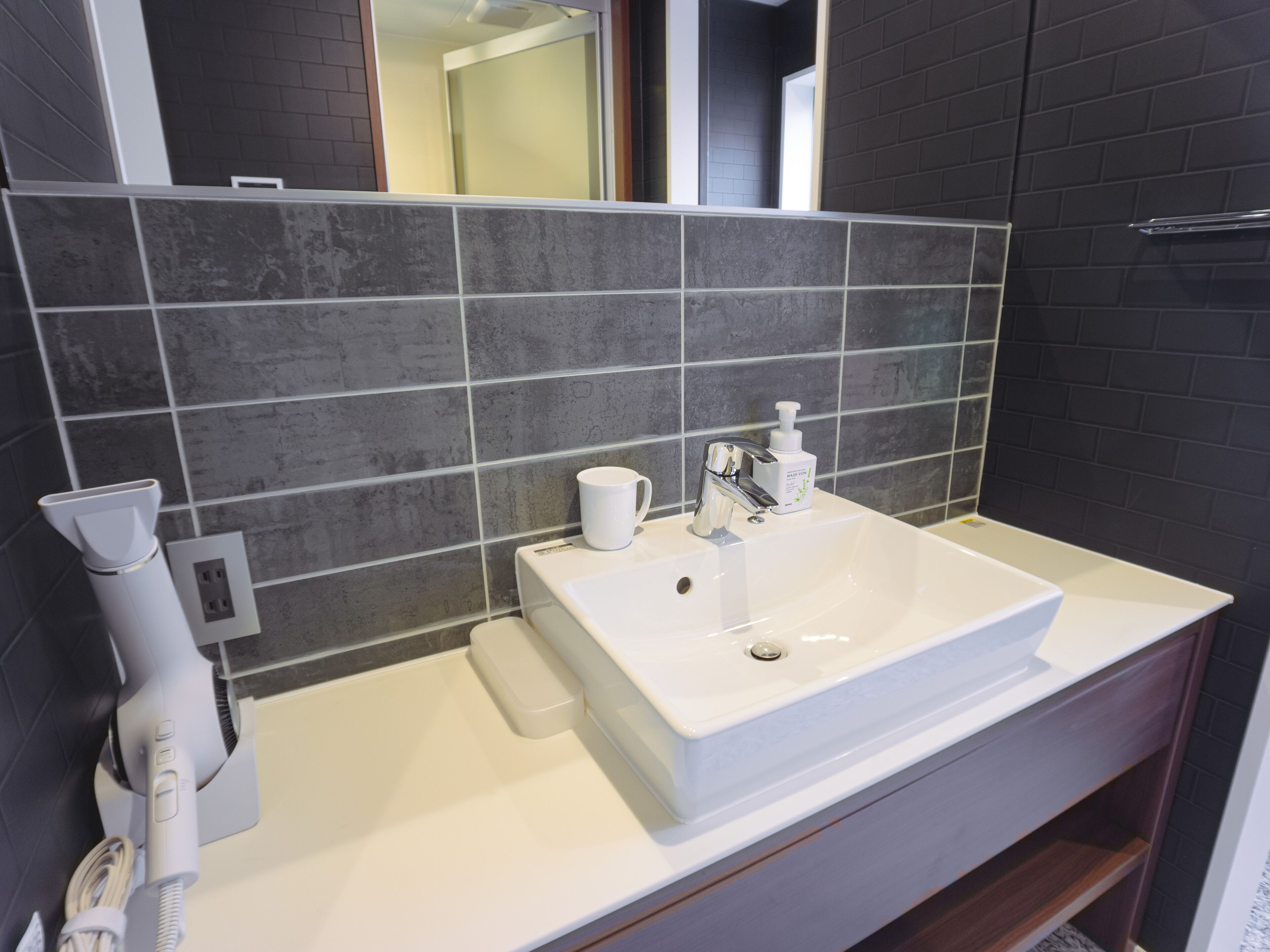 free toiletries, hair dryer, slippers, electronic bidet