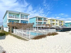 Exterior - Beachfront! Near Town! Views! Heated Pool! 5Bd/3Bth #7 (Gulf Shores)