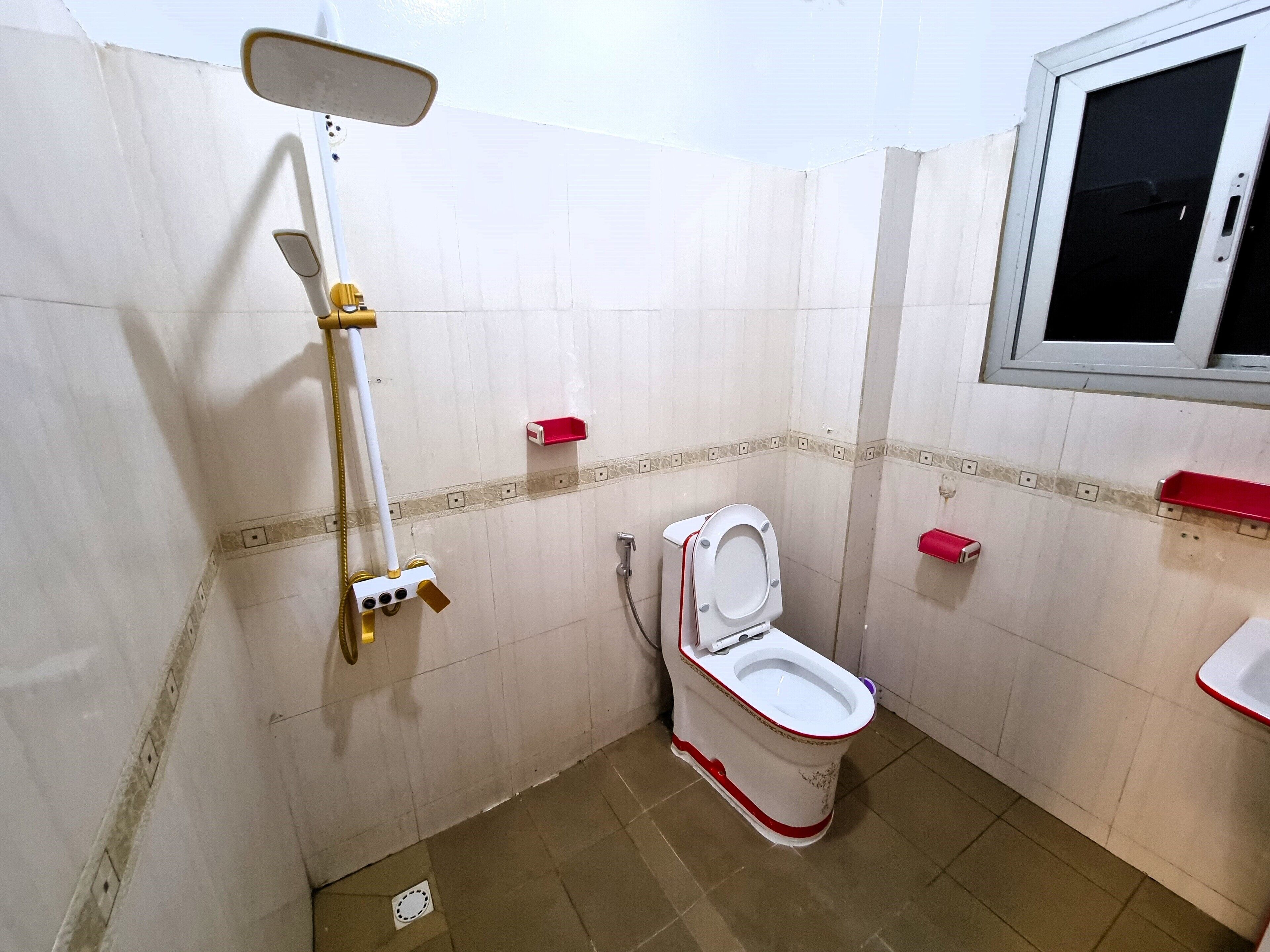 Towels, soap, toilet paper