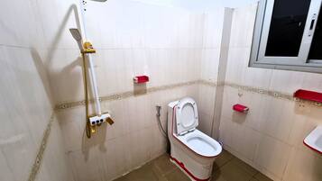 Towels, soap, toilet paper