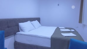 Soundproofing, free cots/infant beds, free WiFi, bed sheets