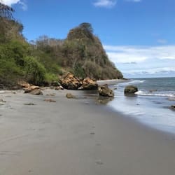 Playa privada, arena blanca