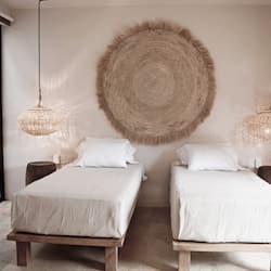 1 habitación y ropa de cama de alta calidad