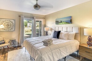 4 soverom, skrivebord, skrivebord for bærbar PC og strykejern/-brett