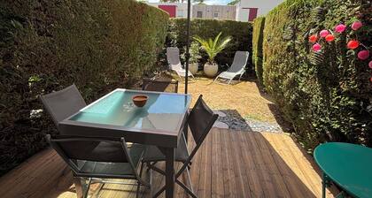 Apartment 4 persons-RDC-Jardinet 20m2- Private parking - 200m beach