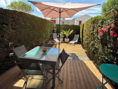 Vaux sur mer - Apartamento 4 personas - Planta baja - Jardín cerca de playas