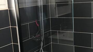 Shower, hair dryer