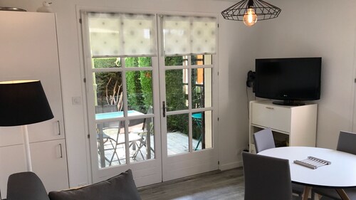 Apartment 4 persons-RDC-Jardinet 20m2- Private parking - 200m beach