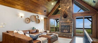 Enchanting Log Home with 4 Suites