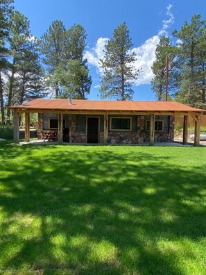 Exterior - Quaint  Corner Stone Guest Cottage -  (Story)