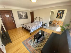 Desk, iron/ironing board, free WiFi, bed sheets