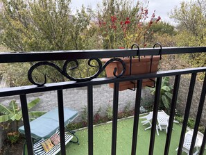 Uitzicht vanaf balkon