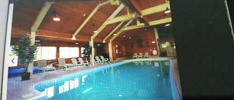 Indoor pool, a heated pool