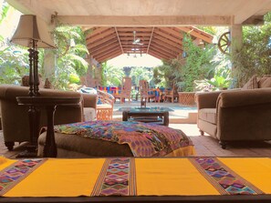 Lobby sitting area - Hacienda la Rusa (Barra de Potosi)