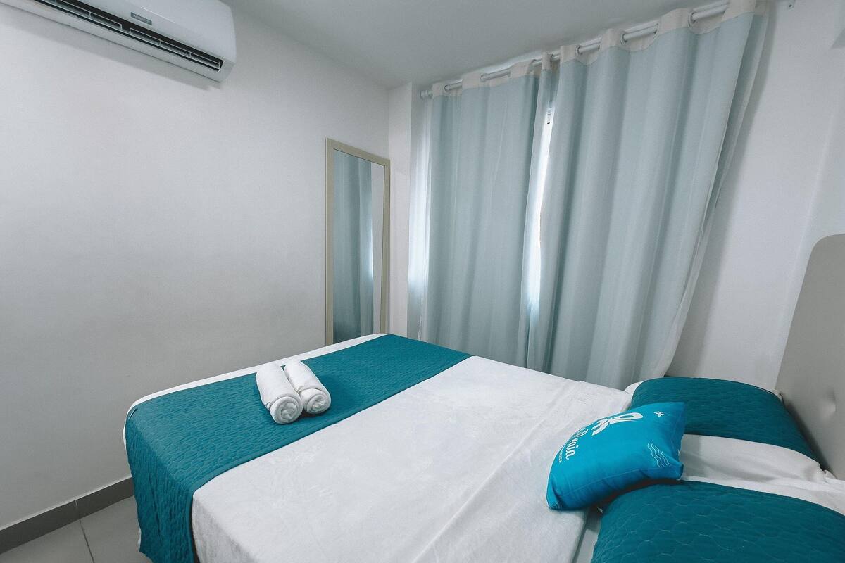 Departamento familiar | 2 habitaciones, ropa de cama de alta calidad y decoración personalizada