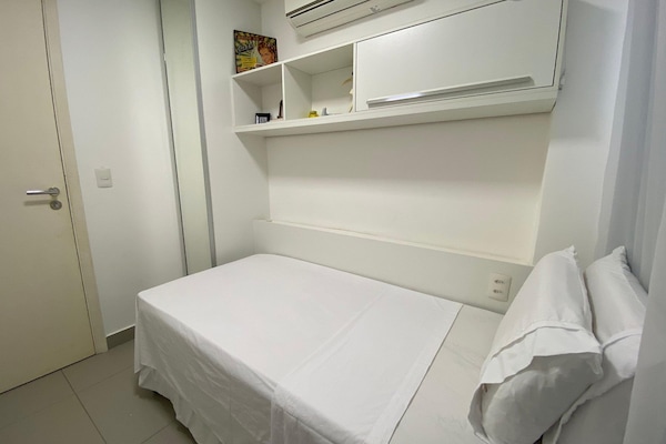 Apartment | Premium bedding, desk, laptop workspace, soundproofing