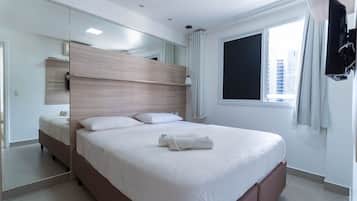 Apartamento conforto | Roupas de cama premium, individualmente decorados