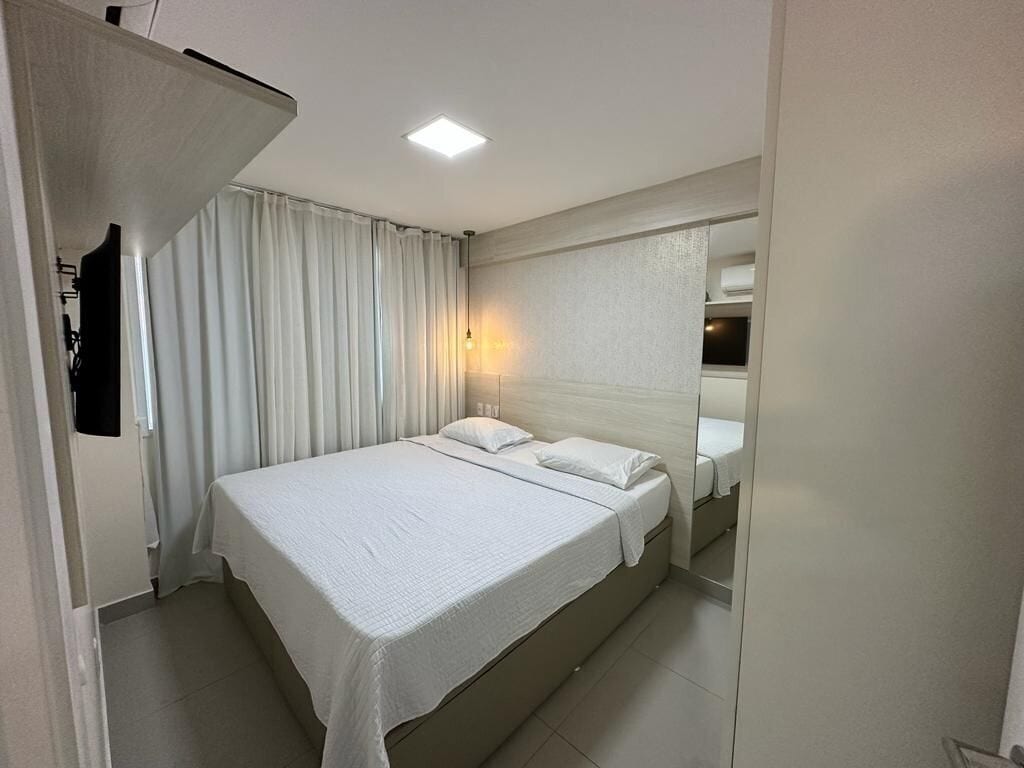 Lejlighed | Premium-sengetøj, individuelt design, individuel indretning, skrivebord