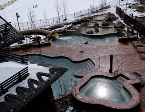Indoor pool, outdoor pool
