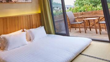 Deluxe-herbergi með tvíbreiðu rúmi | Ókeypis þráðlaus nettenging