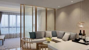 Minibar, desk, blackout curtains, soundproofing