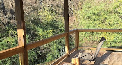 Creekside Cabin—Converted woodshop w/creek, fire pit & pavilion. Close to town
