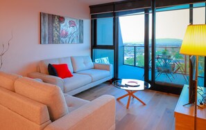 Executive-huoneisto, 2 makuuhuonetta, 2 kylpyhuonetta | Oleskelualue | Älytelevisio, Netflix, suoratoistopalvelut