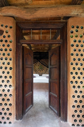 Interior entrance