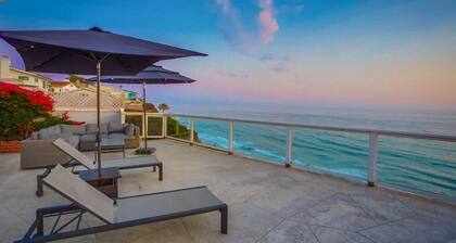 50' Ocean Front + 5 Outdoor Spaces + Dogs OK + AC