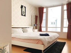 Apartamento família | 2 quartos, individualmente decorados, individualmente mobiliados