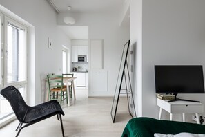 Studio, City View | Living area | TV