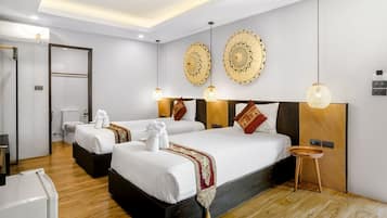 Chambre Majestueuse avec lits jumeaux | Literie hypoallergénique, Wi-Fi gratuit