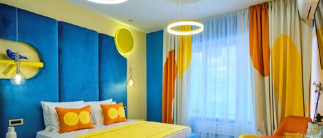 Deluxe Double Room | Frette Italian sheets, premium bedding, pillow-top beds, free minibar