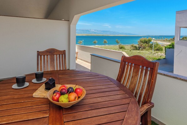 Apartment, Meerblick (A2) | Blick vom Balkon