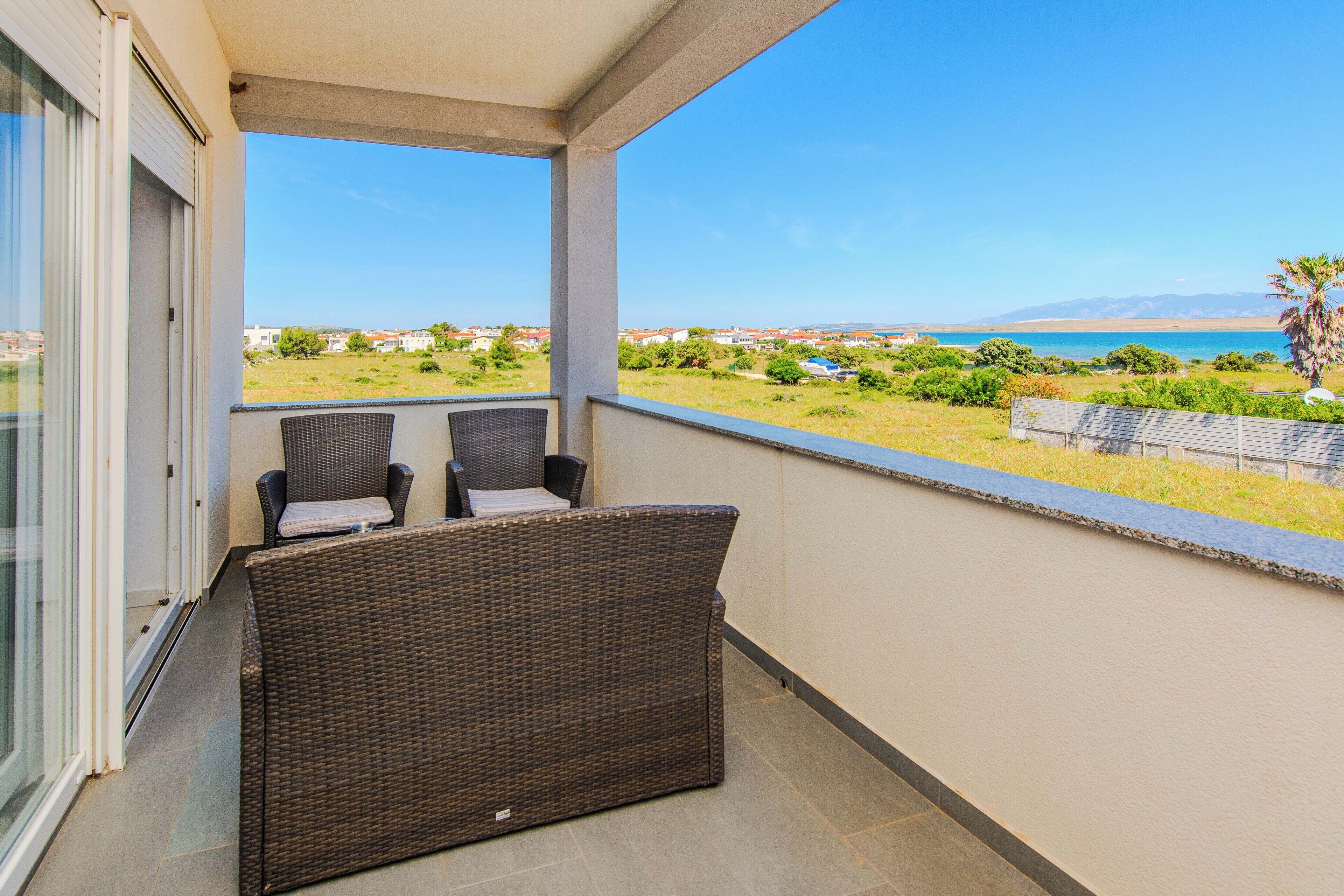 Apartment, Sea View A1 | Teras/patio