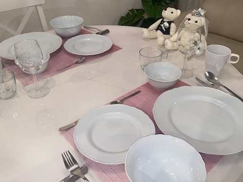 客室内のダイニングエリア