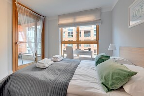Apartment, Balcony (124 B) | 1 bedroom, iron/ironing board, free WiFi, bed sheets - Flats For Rent - Aura Spa&Wellness (Gdansk)