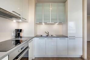 Apartment, 1 Bedroom, Non Smoking, Balcony (154) | Private kitchen - Flats For Rent - Aura Spa&Wellness (Gdansk)