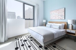 Premium Apartment, 1 Bedroom | 1 bedroom, Frette Italian sheets, premium bedding - Frank Porter Bay Central 1 (Dubai)