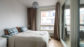 Huoneisto, 2 makuuhuonetta | 2 makuuhuonetta, ilmainen Wi-Fi, vuodevaatteet