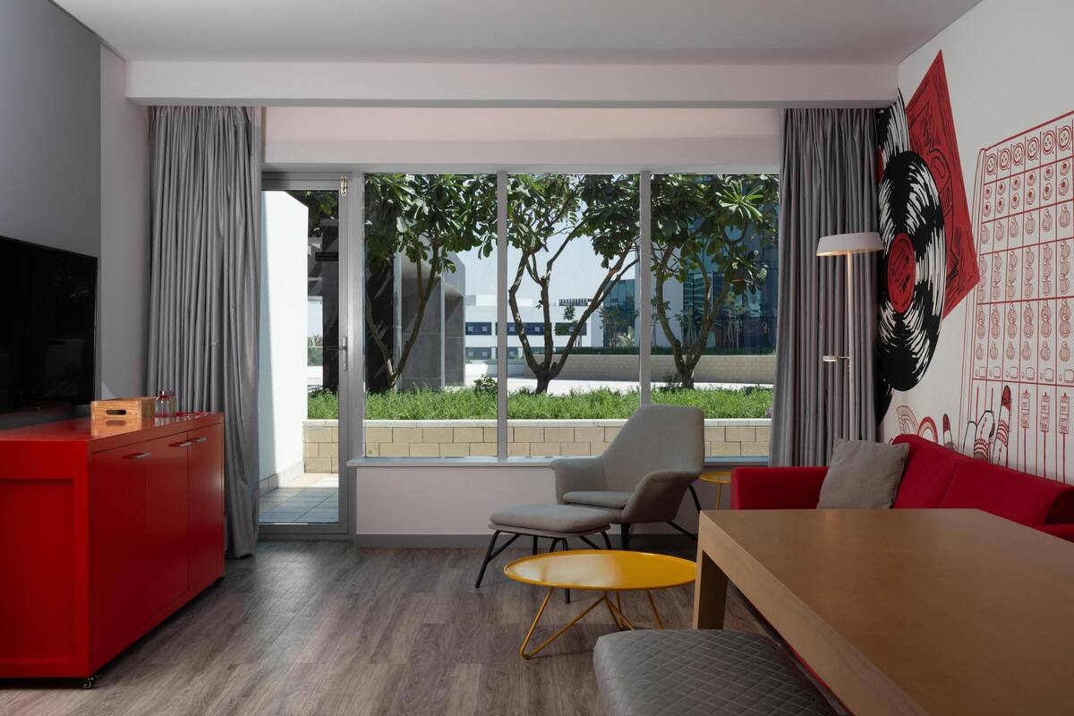 Apartment, 1 Bedroom, Terrace | Down comforters, minibar, in-room safe, desk