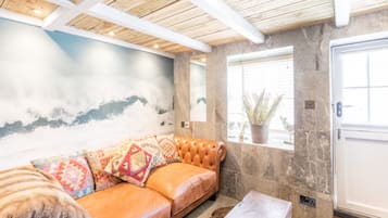 Ferienhaus, 1 Schlafzimmer | Wohnzimmer | Smart-TV, Fußbodenheizung