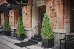 Fachada de la propiedad