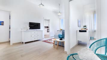 Apartment, 1 Bedroom | Living area | TV